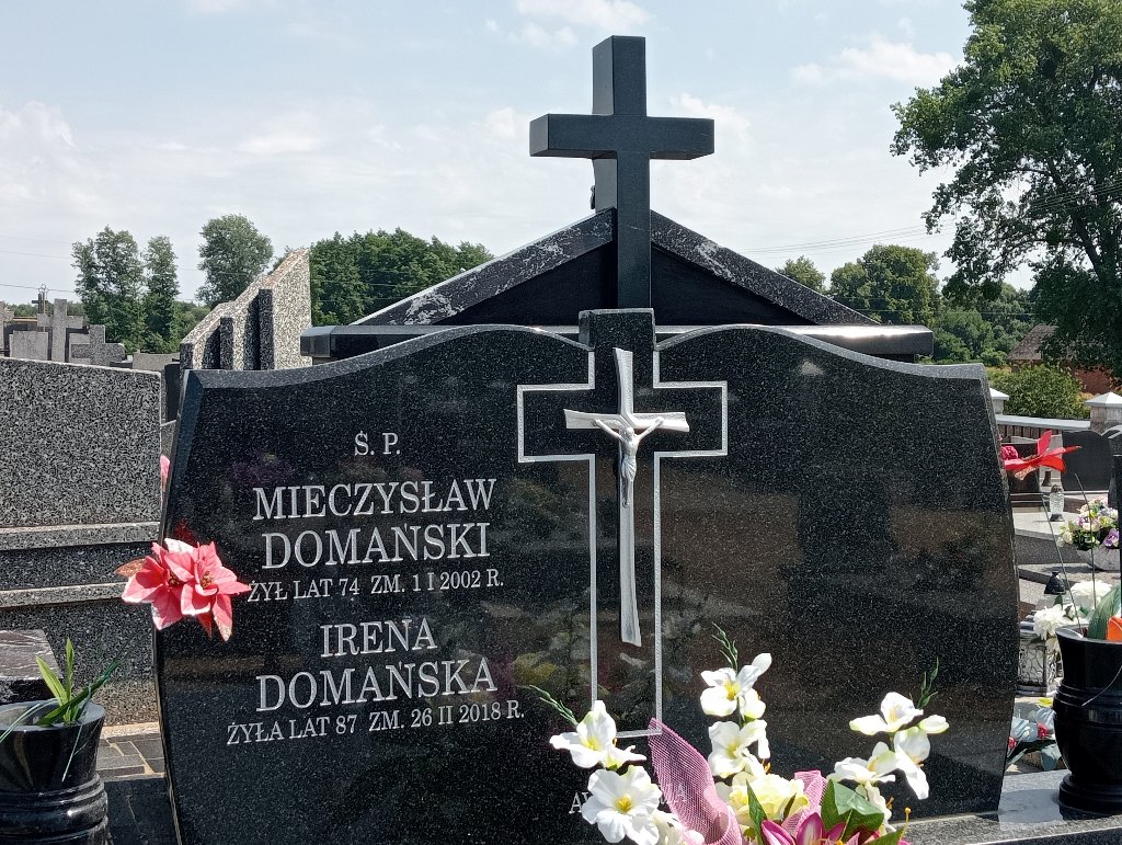 Irena Domańska 1931 Dzierzgowo - Grobonet - Wyszukiwarka osób pochowanych